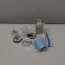 Kids Cups with Straws and Lids Leak Proof, 12oz Sippy Cups for Toddlers 1-3, Spill Proof Cup Stainless Steel Kids Cups with Lids for Home School, Outdoor, 6 Pack (Blue,Green,Gray,Dark Gray,Pink,Purple)