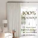 Natural Pinch Pleated Linen Blackout Curtains 84 Inch Length 2 Panels for Bedroom Living Room Darkening Thermal Insulated Cream Birch Boho Neutral Back Tab Pinch Pleat Lined Window Curtain 84 Inches