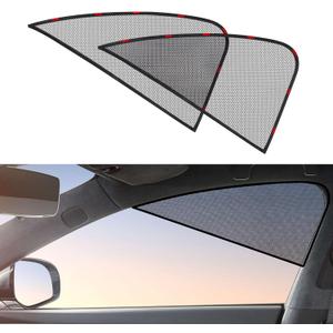 XCBYT Car Window Shades, Driver Window Sun Shade, Upgraded Magnetic Side Window Sun Shade for Front Side Windows with Block Sunlight, Glare and Heat for SUV, Truck, Safe Driving (2PCS)