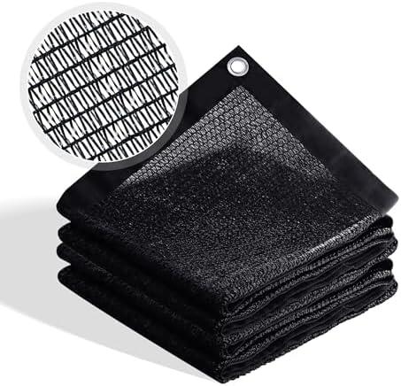 ARKOST 30% Shade Cloth for Garden 5x10 FT, Outdoor Sun Shade Netting with Reinforced Grommets, Pergola Shade Cover Mesh Tarp for Plants Patio Greenhouse Chicken Coop, Black