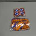 CiyvoLyeen Class of 2026 Graduation Leis with Glitter Pins Handmade Double Braided Ribbon Garland Money Holder Bowknot Congrats Grad Ceremony Gift Idea Orange and Blue Graduation Decorations 2026