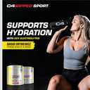 Cellucor C4 Ripped Sport Pre Workout Powder Arctic Snow Cone - NSF Certified for Sport + Sugar Free Preworkout Energy Supplement for Men & Women - 135mg Caffeine + Weight Loss - 30 Servings