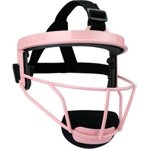 Dinictis Softball Face Mask, Lightweight, Comfortable, with Wide Field Vision, Durable and Safe Face Guards, Premium Protective Softball Fielder's Mask (Pink)