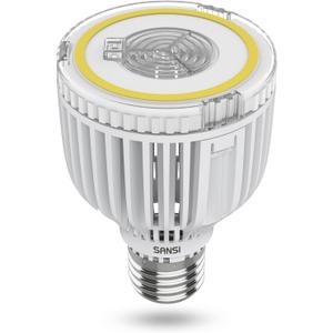 SANSI 350W Equivalent A19 LED Light Bulb, 5500 Lumens Bright Light Bulb, Non-Dimmable E26 5000K Daylight White LED Bulb, 22.5 Years Lifetime 40W Power Energy Saving Bulb for Home Workspace Classroom