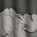 BIOLINEN 100% Cotton Terry Shawl Collar Bathrobe with Slippers (One Size, White)