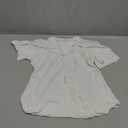 MANGOPOP Women's Round Neck Short Sleeve Bodysuit T Shirts Basic Body Suit Tops White S