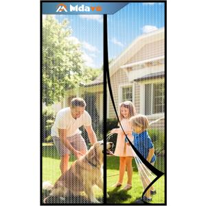 Magnetic Screen DoorScreen Door MeshKeep Bugs Out, Heavy-Duty Mesh Curtain,Pet and Kid Friendly, Works with Front Doors, Sliding Doors