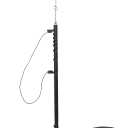Multi Band Half Wave HF Antenna on 10m 12m 15m 17m 20m 30m 40m 80m for Ham Two Way Radio, Amateur Mobile Radio, 3.5-50MHz, Low SWR, with 10meters Cable, UHF Connector