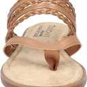 Women's Anji Flat Sandal, Tan, 10