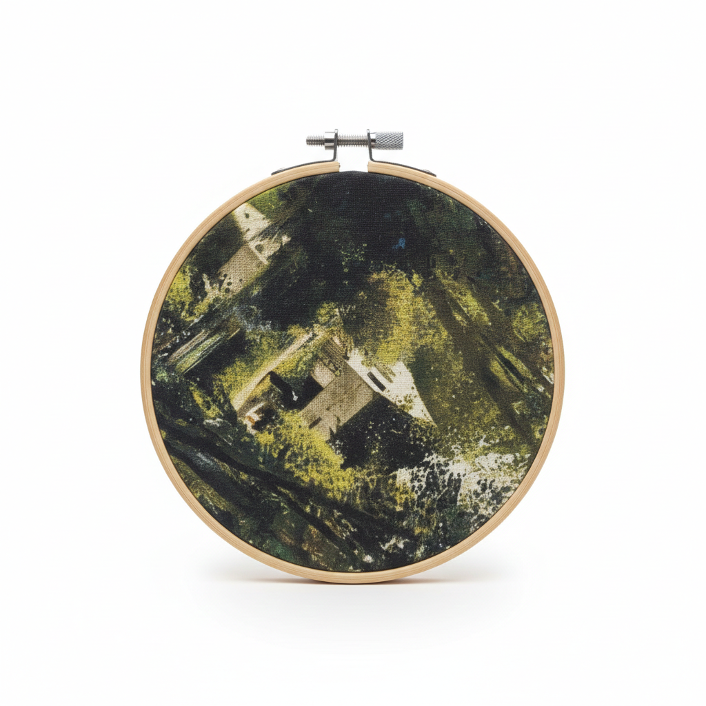 CGBHW Vintage Farmhouse Country Oval Wall Art Decor, Rustic Farmhouse Canvas Prints Framed, Cottagecore Countryside Women Wall Art Hanging Decor for Home Bedroom Living Room, 8.6x11.4 Inch (Colour01)