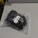 Waterproof Dog Boots for Small/Medium Dogs -Dog Paw Protectors Dog Suspender Boots Anti-Slip Pet Shoes for Outdoor Walking, Reflective Stay-On,Dirt-Proof Comfortable Booties (Black, New-M)