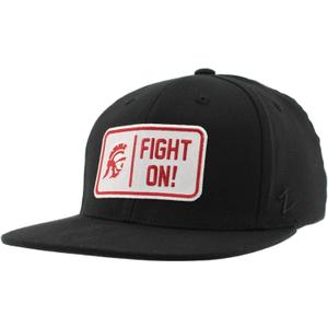 ZHATS Standard NCAA Officially Licensed Fitted Hat M15Z Defer Black, Large