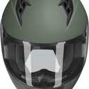 GLX GX11 Compact Motorcycle Helmet - Camo, Large - Full Face w/ Tinted Visor, DOT Approved, L