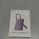 Acer USB C to Dual HDMI Adapter 4K@60Hz, 4-in-1 HDMI Splitter for Dual Monitors with 100W PD, USB 3.0, Docking Station Dual Monitor Compatible with Acer, MacBook Air/Pro, Dell XPS, HP, etc