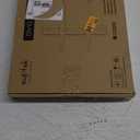 Suptek Glass Floating Shelves, TV Wall Mount with Shelf for DVD Player / PS4 / Cable Boxes/Game Consoles/Sky Box/TV Accessories, Flat Black 2-Tier Wall Mount Bracket