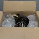 Wall Sconces Set of Two, 22" Black and Gold Bathroom Sconces with Clear Glass, Hardwired Modern Sconces Wall Decor Set of 2 Wall Light fixtures for Bathroom Mirror Living Room Hallway Bedroom