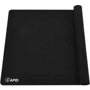 Sapid Extra Large Silicone Sheet for Crafts, Thick Silicone Jewelry Casting Mats, Nonstick Nonslip Silicon Mat for Epoxy Resin, Art Painting, Heat- Resistance Counter Mat (15.7"×23.6", Black)
