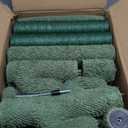 YUNIQUE Cat Tree with Cat Condo Scratch Post and Big Hammock, Green