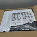 Over Sink Dish Drying Rack (Expandable Height/Length) Snap-On Design Large Dish Drainer Storage Counter Organizer (31-39.5L x 12W x 34-38H inches)