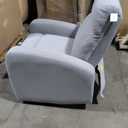 HD Designs Preston Swivel Glider Gray Recliner, Light Gray