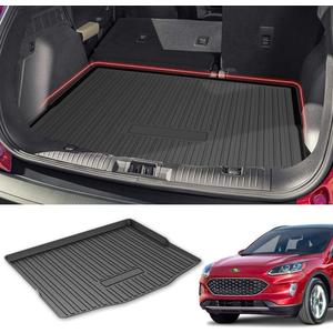 KUST Trunk Cargo Mat for 2020-2025 2026 Ford Escape, All Weather Rubber Cargo Liner for Escape Accessories Rear Trunk Liner High Side