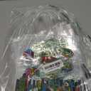 Aliceset 20 Pcs Hero Clear Favor Bags with Handles Hero Party PVC Treat Plastic Gift Bags for Birthday Party Rewards Supplies, 8 x 8 x 3.15 Inch