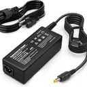 65W 19V AC Adapter Compatible with Acer Aspire V3 V5 E1 E3 E5 ES1 R3 M5 F5 5000 5100 5250 6920 7741Z N15Q1 N16Q2 Laptop Power Supply Cord Monitor for LCD H236HL SA230 G276HL S230HL G246HL