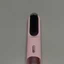 Go Brush Pro 2026 Hair Straightener Brush 300 Million Negative Ionic Portable Hair Straightener Comb for Women with 4 Temps Fast Heating MCH Ceramic Coating Smooth Frizz Hair Light Pink