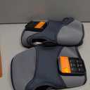 Cordless Knee Massager with Heat Vibration for Pain Relief, MAXwarm 4.0[2026 Upgraded] - Electric Heated Knee Brace with 5 Heat Levels and 3 Massage Mode, Gifts for Men Women (Grey, Pair)