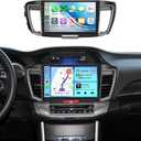 RK-3326S 4+64G Radio for Honda Accord 2.4L 2013-2015 Car Stereo with Wireless Carplay Android Auto,10.1'' 1280X720P IPS Touch Screen,5.0Bluetooth,Android Auto,FM/RDS,Backup Camera