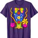 Clown Costume Circus T-Shirt (Small, Black)