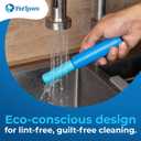 PetLovers EzRoll Reusable Lint Roller - Sticky for Life & Multi-Purpose Pet Hair, Dust, & Lint Remover for Clothing, Upholstery, & Cars - Sustainable, Washable & Efficient (Travel Size)