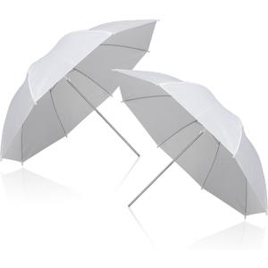 EMART 2 Pack 33inch Professional Photography Photo Video Studio Lighting Flash Translucent White Soft Umbrella