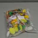 Libima 150 Pcs Mini Stuffed Animals Sea Animal Fruit Plush Keychain Set for Carnival Birthday Classroom Prizes Decoration for Clothes (Jungle Animals)