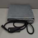 Toozey Large Heated Pet Mat 35x24 in - Waterproof, Chew Resistant, 6 Temp Settings with Timer, Indoor Use for Dogs and Cats (Grey)