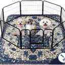 Washable Pee Pads for Dogs - XXL (1 Pack) 6 FT X 6 FT Super Absorbent Reusable Puppy Training Pads - 100% Waterproof, Leak-Proof & Non-Slip Whelping Pads for Pet Housebreaking (Blue Medallion)