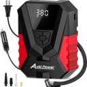 AVID POWER Tire Inflator Portable Air Compressor AC/DC, Automatic Tire Inflator with Gauge, 12V, 110V Small Air Compressor, Portable Air pump for Car Tires, Bikes, Motorcycles, Small inflatables