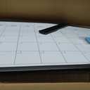 Whiteboard Calendar 30x20 Monthly Magnetic Dry Erase Board, Black