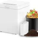 3L Compact Electric Composter for Kitchen, Odorless Smart Compost Bin, Self-Cleaning & Digital Display - Fast 4-6H Food Waste to Fertilizer Conversion for Outdoor Use (Beige-01)