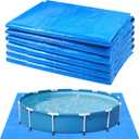 13Ft Pool Ground Cloths,Heavy-Duty Swimming Pool Waterproof PE Swimming Pool Liner Pad for Protect Above Ground Pool Blankets for 6ft to 12ft Frame Above Ground Pools Accessories Prevents Punctures