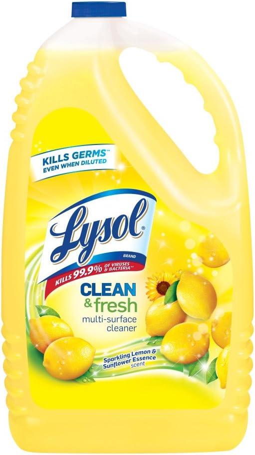 Lysol Clean & Fresh Multi-Surface Cleaner, Lemon & Sunflower, 144oz