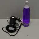 16 Inches Purple Magma Lamp with White Wax Black Base Soothing Liquid Motion Lamp Home Decoration Bedroom Living Room Night Light for Adults Kids Boys Girls