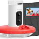 Birdfy Smart Hummingbird Feeder with Camera, Auto Detect Record Bird Video, Instant Notification, Live View, Solar Powered Hummingbird Feeders for Outdoors Ant Bee Proof, 14oz, Gift for Bird Lovers