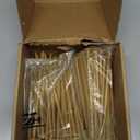 #14 x 7 Inch Outdoor Structural Wood Deck Screws (14Pcs/1lb), Carbon Steel, Tan, Flat Head, Rust Resistant Epoxy Coated, T30 Star Bit