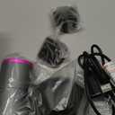 slopehill Professional Ionic Hair Dryer, Powerful 1800W Fast Drying Low Noise Blow Dryer with 2 Concentrator Nozzle 1 Diffuser Attachments for Home Salon Travel (Grey)