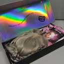 Sensationnel Shearmuse Festigal Lacewig - Flower Gal Glueless Ypart Laceparting Hand Tied Ready to Wear Synthetic Prestyled Units (LIGHT ASH BLONDE)