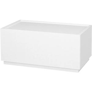 woodtalks Stackable 1 Drawer Dresser, Multi-Purpose Storage Closet Cube Dressers for Bedroom, Storage Cabinet for Entryway, Nightstand Sofa Beside Table Drawer Chest, 23.6 in, White