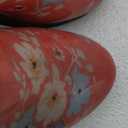Sloggers Original Waterproof Rain and Garden Shoe for Women– Outdoor Slip-On Garden Clog - Made in The USA with Premium Comfort Insole and Arch Support - Floral Fun Coral, Size 7