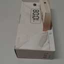 Peakeep Slim Digital Mirror Aesthetic Alarm Clock for Bedrooms Desk Decor - Plug in Electric Big LED Modern Small Clock for Office Living Room, Battery Backup, 6 Dimmers (Gold)