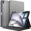 JETech Case for iPad Air 13-Inch M4/M3/M2 (2026/2025/2024) with Pencil Holder, Slim Folio Stand Protective Tablet Cover, Multi-Angle Viewing, Auto Wake/Sleep (Space Gray)